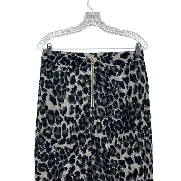 Anthropologie‎ Sunday In Brooklyn Pencil Skirt Animal Print Lined Vented Women M - Picture 4 of 6